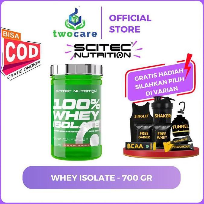 Scitec Nutrition 100% Whey Isolate 700Gr Whey Isolate Protein