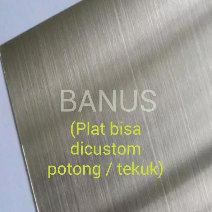 Plat stainless hairline 1,2 mm / plat stainless hairland HL 1,2 mm