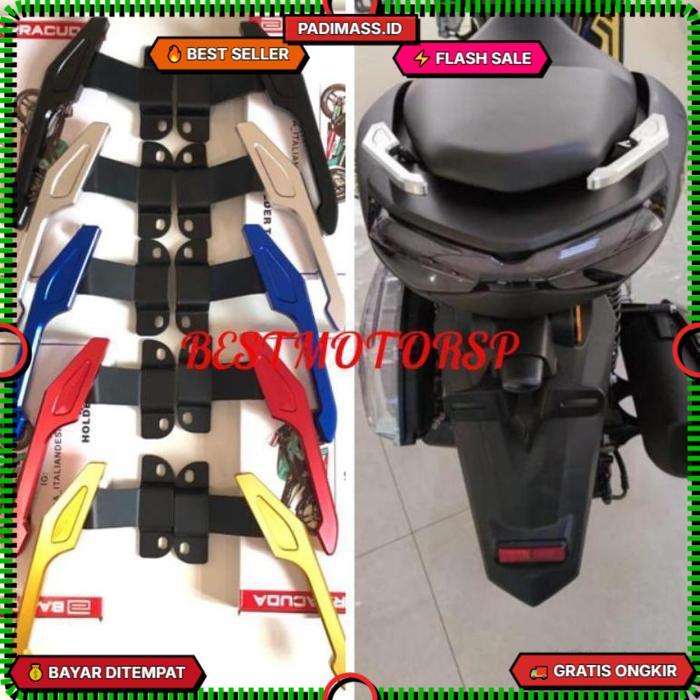 Behel Tanduk Yamaha All Nmax New 2020 Bracket Behel Tanduk Belakang Nmax New Full Cnc Pnp Gratis Ong