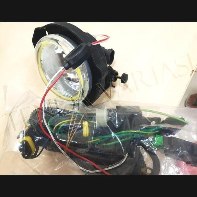 lokajiwotop / Foglamp/lampu kabut+Ring LED, Avanza Xenia 2012-2018, Calya Sigra Diskon