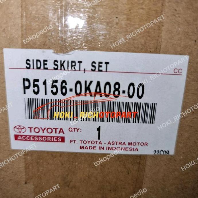 cvrewango / Side Skirt BodyKit Trisplang Innova Venturer Facelift Original 1set Diskon
