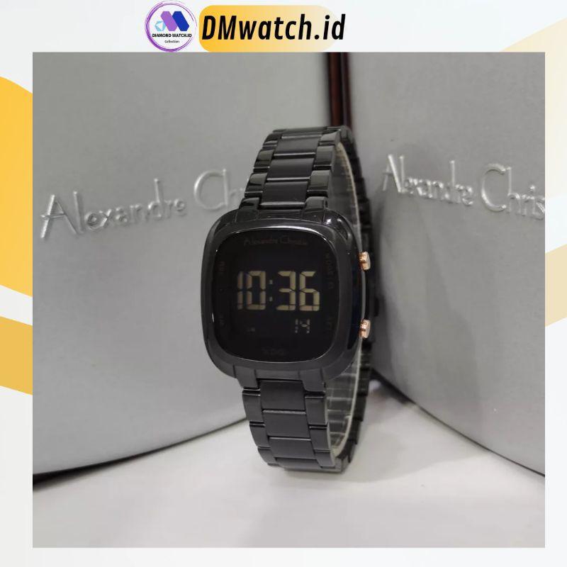 Jam Tangan Wanita Digital Alexandre Christie Ac9356 Ac 9356 Stainless Original Garansi Resmi 1 Tahun