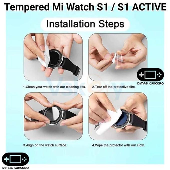 Tempered Mi Watch S1 / S1 ACTIVE antigores screen protector lcd xiaomi watch s1 active