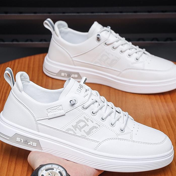 Cod Sepatu Sneakers Putih Pria Keren Santai /Sepatu Pria Terbaru Sepatu Sneakers Fashion Dewasa