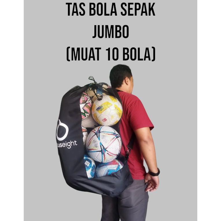 Tas Bola Sepak Jumbo( Muat 10 Bola Sepak)