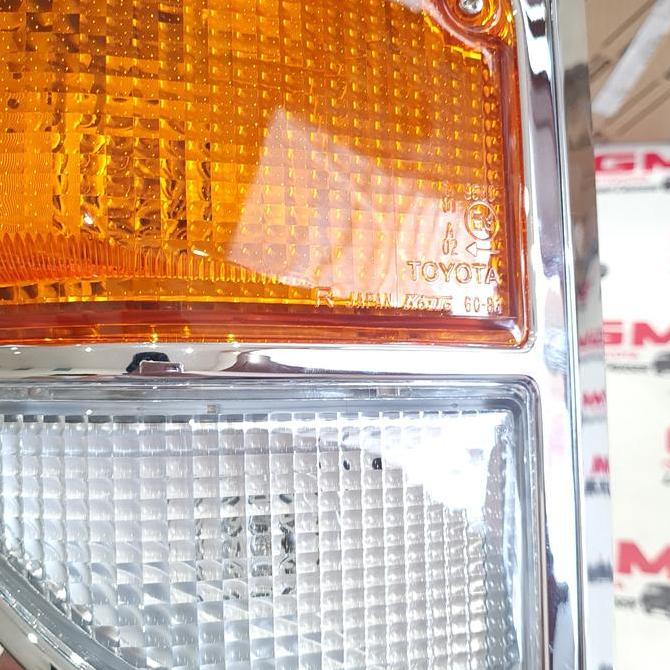 sidoomart / lampu sein bundera land cruiser lc70 1999-07 reting chrome set ori Diskon