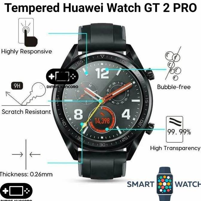 Tempered Huawei Watch GT 2 PRO Anti Gores Glass Screen Guard GT2 LCD