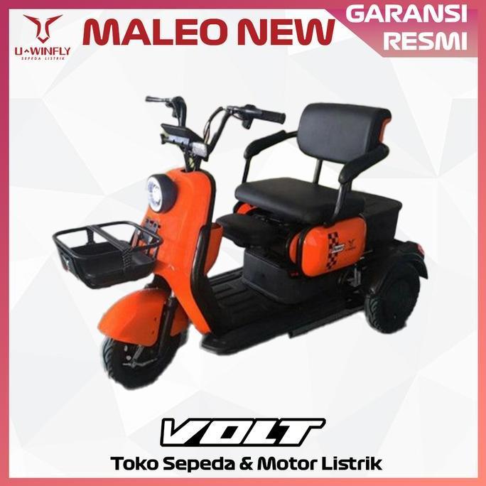 Terlaris Uwinfly Maleo - Remote Alarm System / Sepeda Listrik Roda 3 Uwinfly