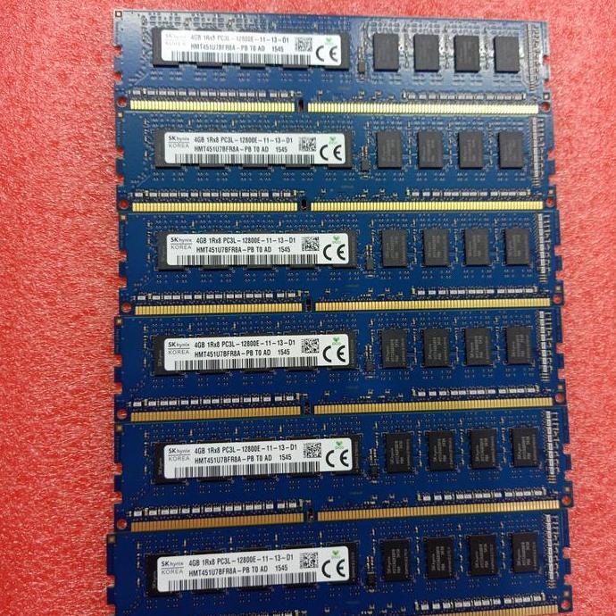 Ram Memory Server 4Gb 1Rx8 Pc3L 12800E Skhynix
