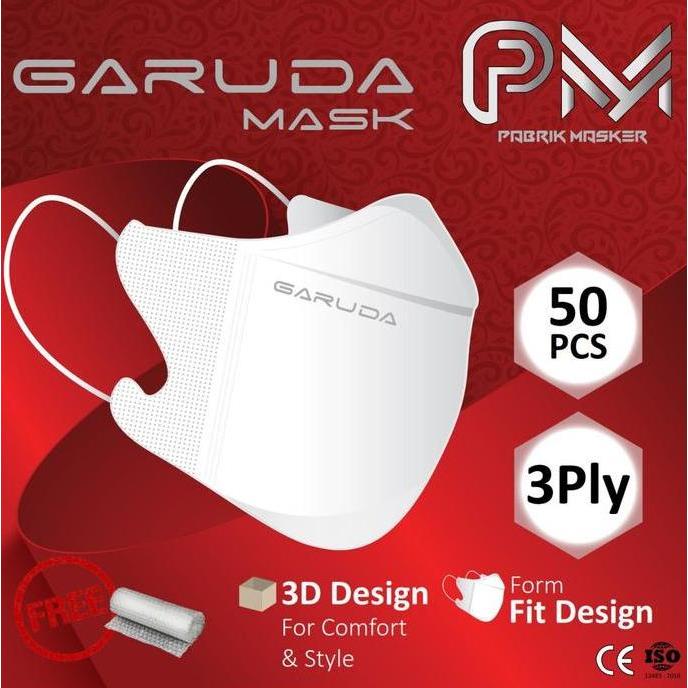 Masker Duckbill GARUDA 3ply isi 50pcs Kemenkes by Seven