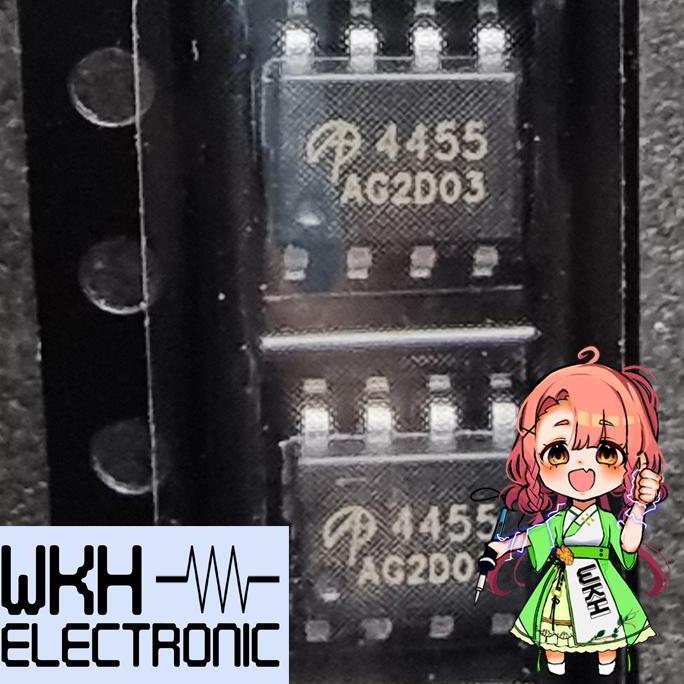 AO4455 AO 4455 4455A SOP8 AO4455A MOSFET P CH 30V 17A CO27