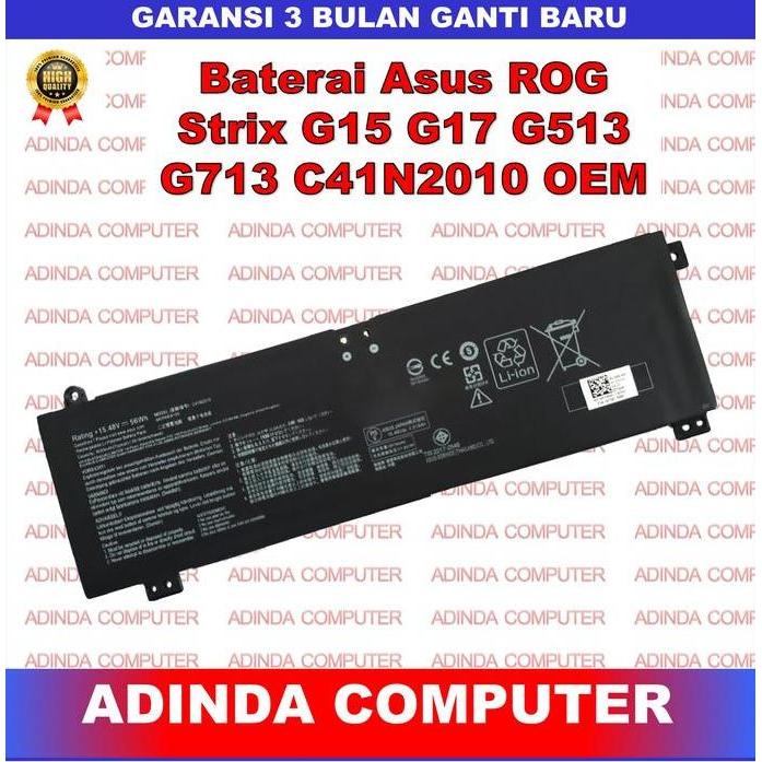 Baterai Asus ROG Strix G15 G513IC G513IH G513QC G513QE G17 G713QE C41N2010