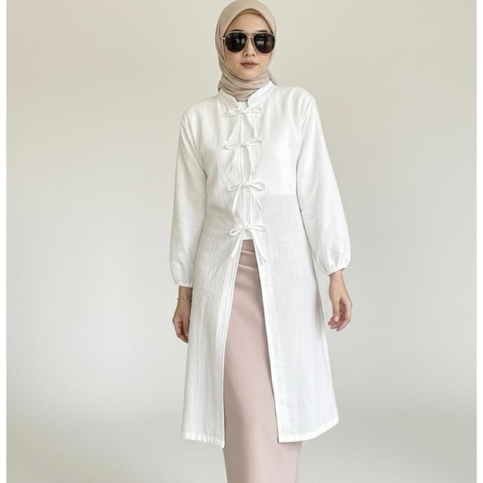 Premium Sorai Long Tunik/ Katun Poplin ( Edisi Lebaran )