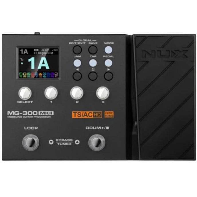 Murah Nux Mg-300 Mg300 Mg 300 Mkii Guitar Modelling Processor Multi Effects Bmj