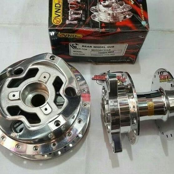 Tromol set VND depan/belakang Nmax 155 Old crome polish