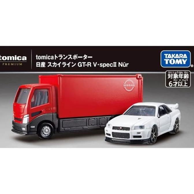Tomica Premium Transporter Nissan Skyline GT-R V. spec II Nur