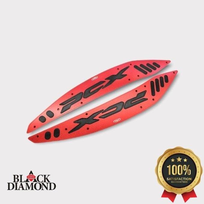 Floorboard Bordes Karpet Pijakan Kaki PCX CBU Thailand Black Diamond