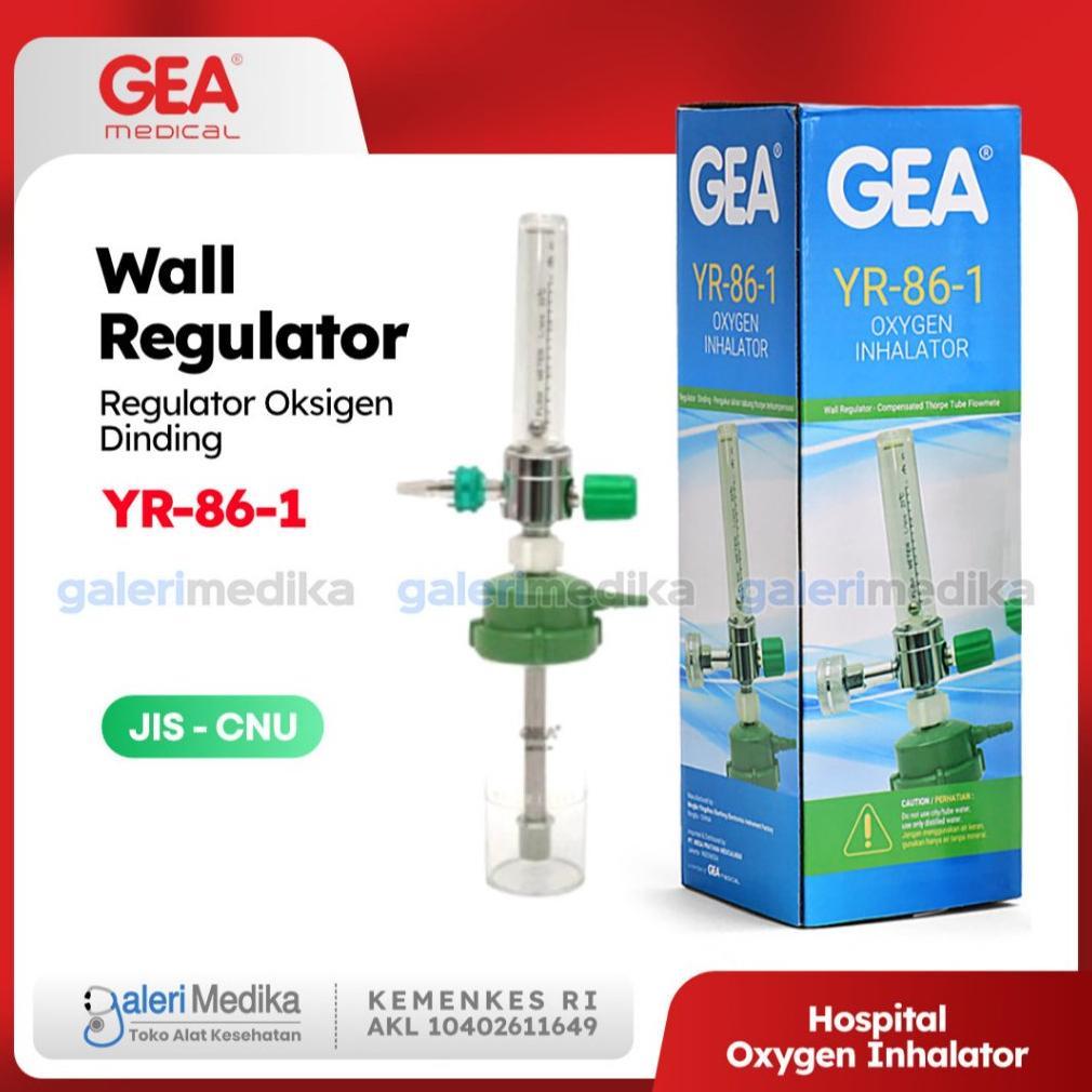 Regulator Oksigen Dinding JIS (CNU) GEA YR-86-1 - Oxygen Inhalator GEA YR-86-1 Regulator Oxygen JIS