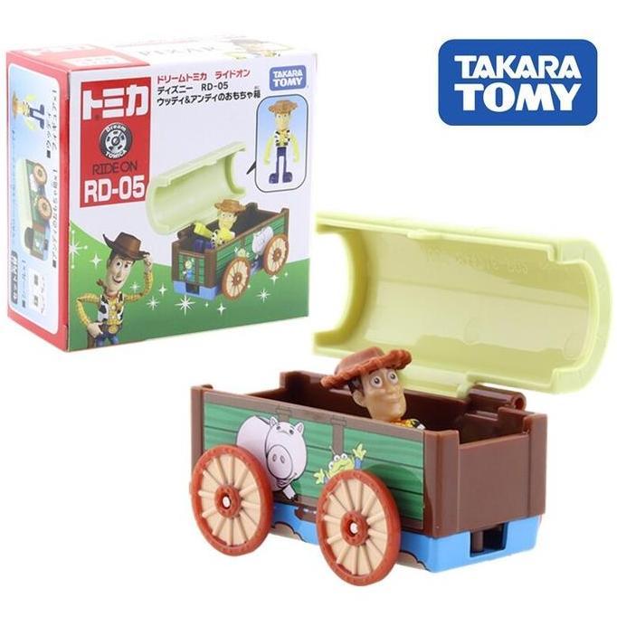 181262 TOMICA DREAM RIDE ON DISNEY RD-05 WOODY & TOY BOX TAKARA TOMY