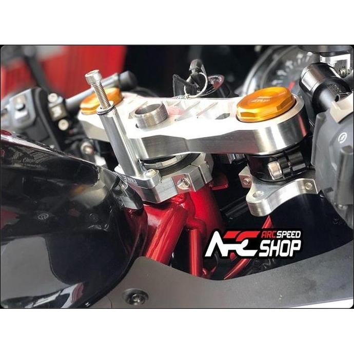 nawangsar / Steering Dumper Ohlins Stabilizer ZX25R ZX25 R + Dudukan Breaket WR3 B Diskon