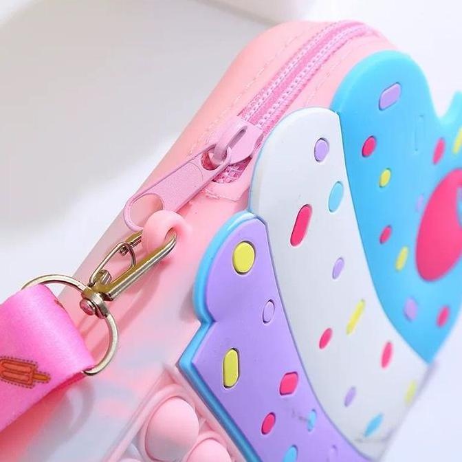 Borsa- Tas Anak Pop It Selempang Fashion Jumbo/ Tas Selempang Anak Ukuran Besar