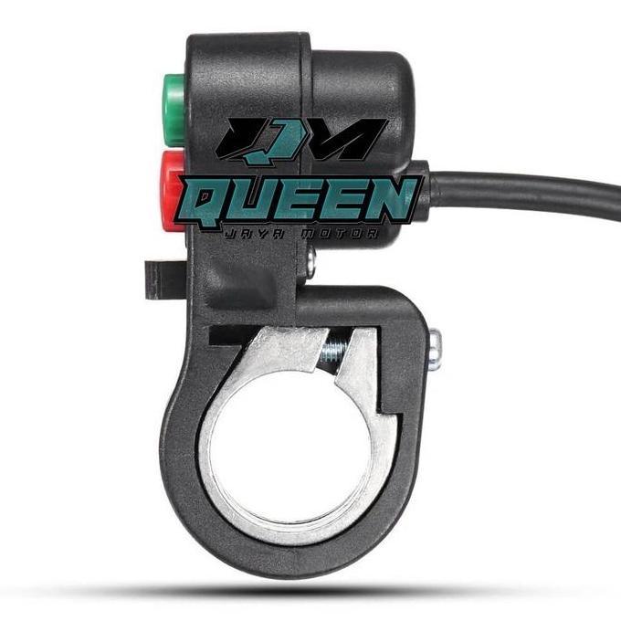 nawangsar / Saklar Mini Model L Swich Kiri 2Tombol Sen On/Off Lampu Breket Stang Universal Motor Meg