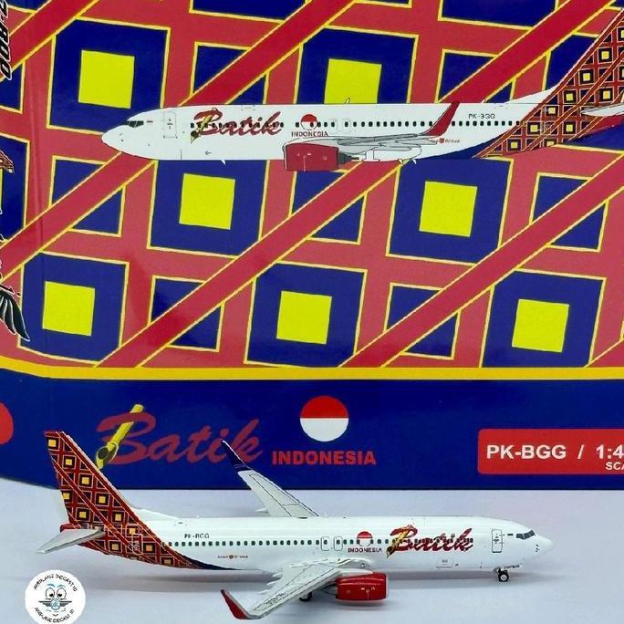 Batik Air Boeing B737-800 PK-BGG 1:400 Scale Edition iWings Models 737-800