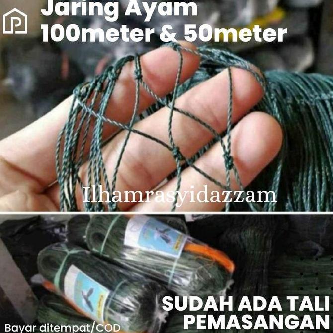 Omnadiefaa_ - Jaring Pagar Ayam 100meter & 50meter Jaring Ayam Murah