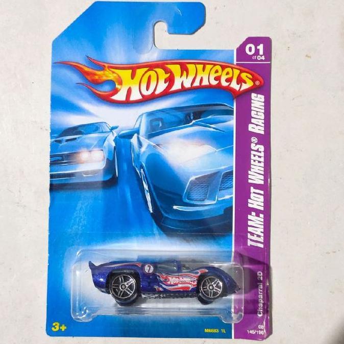 HOTWHEELS HOT WHEELS CHAPARRAL 2 D 2D BIRU 2008 HW RACING RARE FUN99