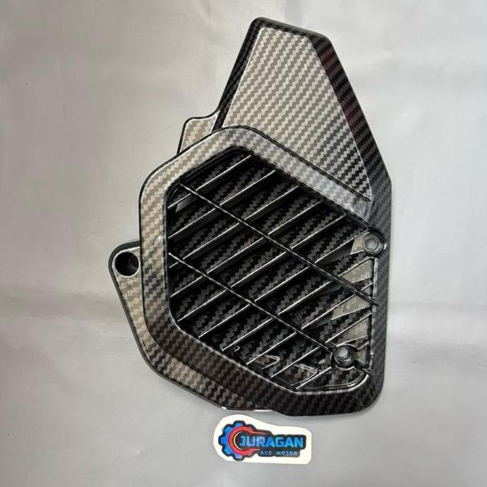 periperwy / Pelindung radiator pcx 150 carbon Tutup radiator pcx 150 Carbon wtp original Diskon