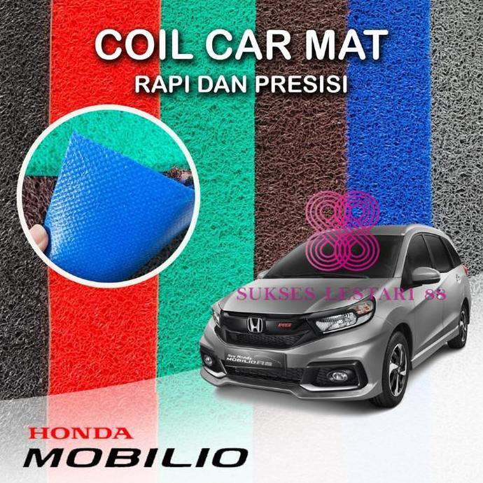 polariize / KARPET MOBIL PREMIUM HONDA MOBILIO MIE BIHUN 1 WARNA - Merah, Tanpa Bagasi Diskon