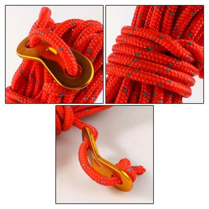 Tali Paracord Tali Tenda Climbing Rope 4M 4Pcs