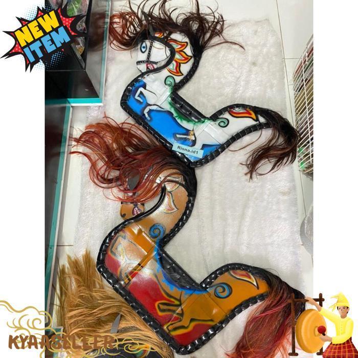 Jaran Kuda Lumping Kesenian Jatilan Bahan Spons Tebal Size P-+85 T55Cm 5/14