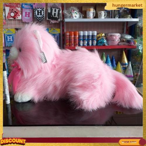 Boneka Kucing Persia Anggora Free Sisir Kualitas Mantap