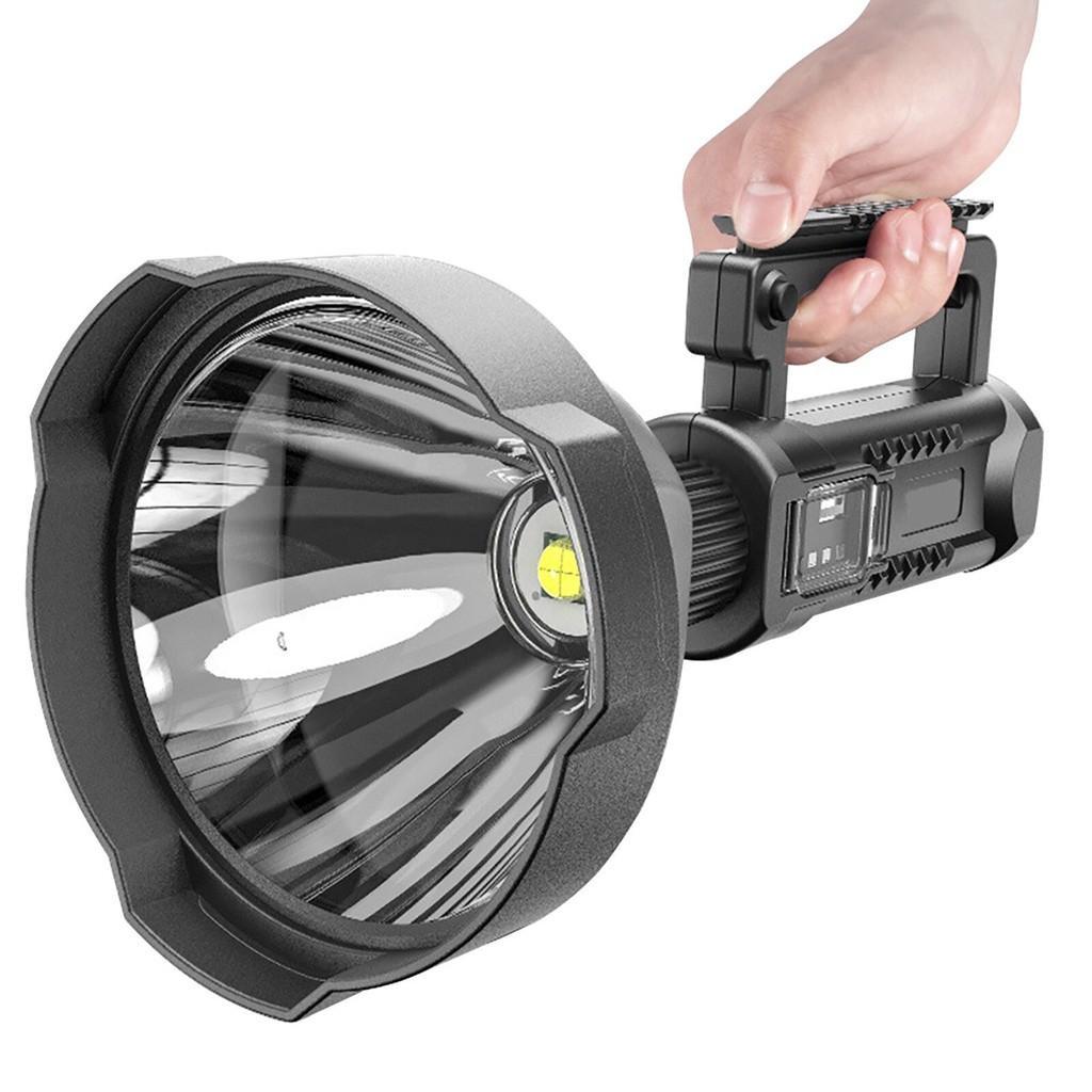 Senter Sorot W590 Big Lamp 8000 Lumens Powerful Led Xhp50 Waterproof Bonustripod