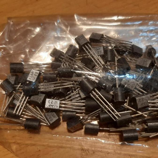 TRANSISTOR 2SA733 2SA 733 A733 PHILIPS NOS ABU-ABU SILVER SAF12