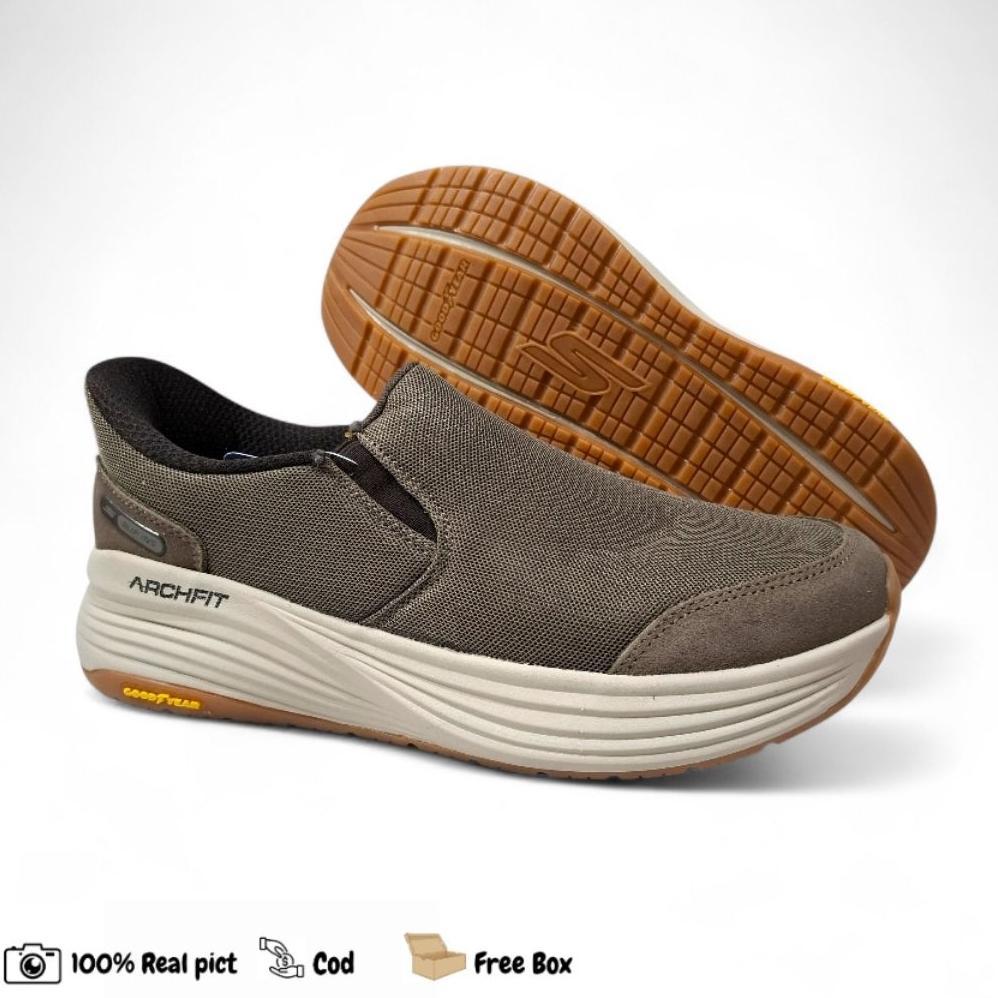 Skechrs Go Walk Stability 2.0/Sepatu Skechrs Pria/Sepatu Slip ins Pria