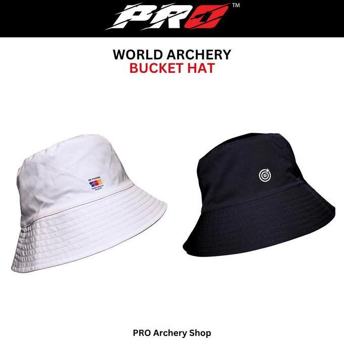 BUCKET HAT HYUNDAI WORLD ARCHERY | ARCHERY WORLD CUP SHANGHAI 2025 ORIGINAL | ALAT PANAHAN