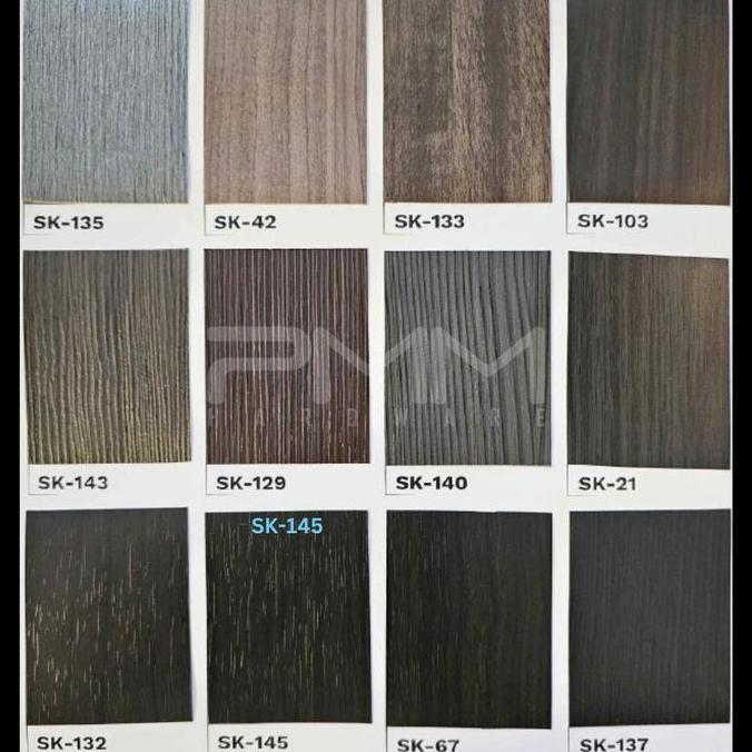 PVC SHEET TEBAL 0,3 WARNA URAT KAYU TUA TACO SHEET DECO HUBEN SHEET