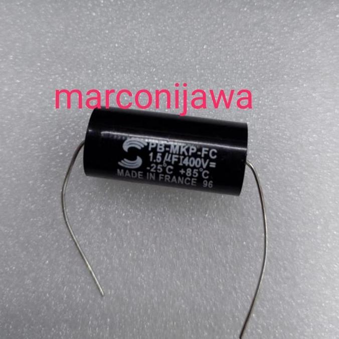 capasitor solen 1.5uf 400V axial kaki kanan kiri