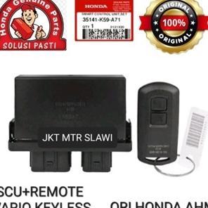 35141 K59 A71 SCU+REMOTE VARIO 150 KEYLESS 2018-2021 & SCOOPY PRESTIGE 2021-2023 ORI HONDA AHM ASLI 