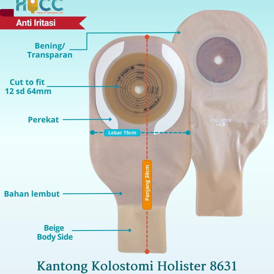 Colostomy Bag Dewasa Hollister 8631 Kantong Kolostomi Colostomy Bag Hollister 8631