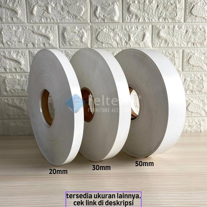 EDGING VINIL PLIMIR PUTIH LEBAR 20mm