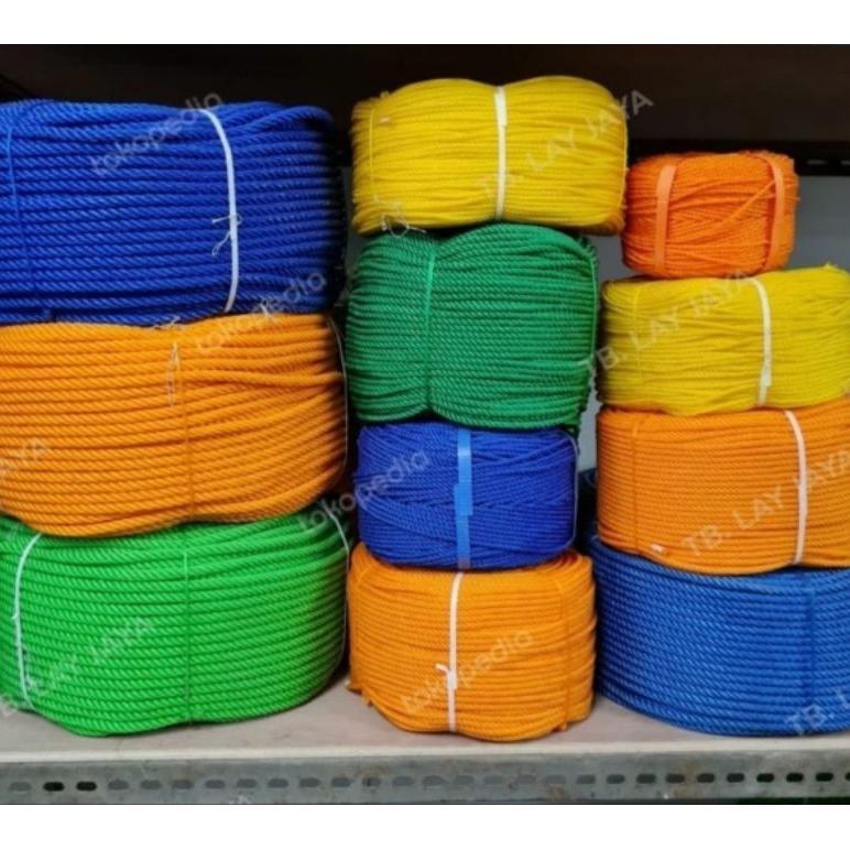 Tambang Plastik 6Mm / Tali Tambang 6Mm/ Tambang Nylon 6Mm Per Roll