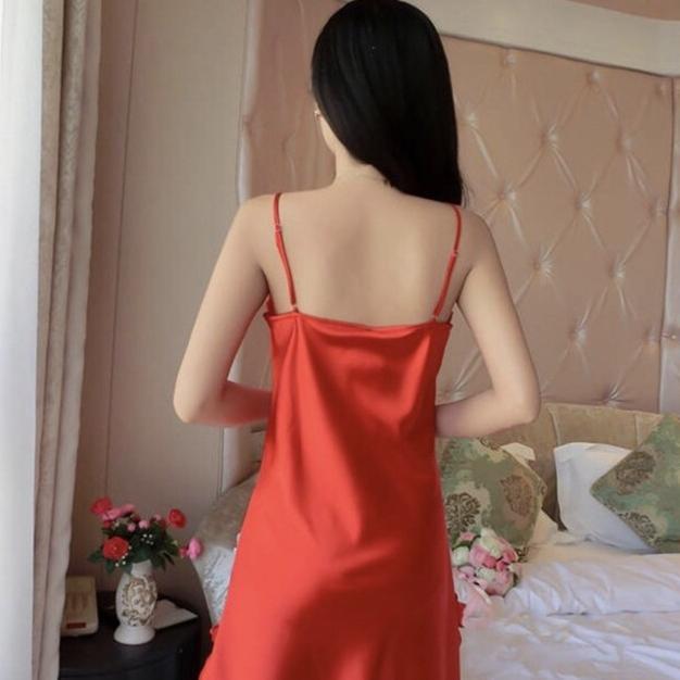 TERBARU Violet Set Lingerie + G String Sexy Model Satin Lace Baju Tidur Pakaian Cewek Seksi lingerie