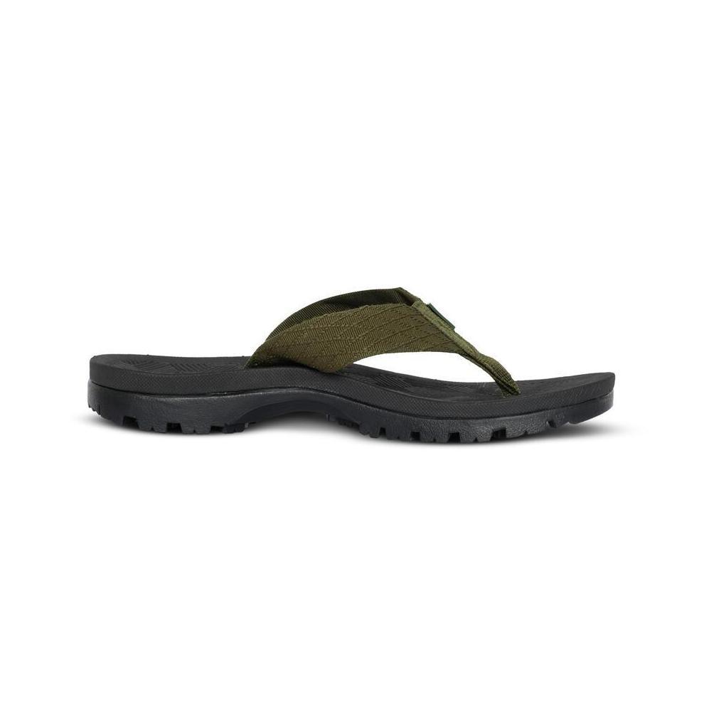 EIGER BHARDEV PINCH SOLE BLACK SANDALS