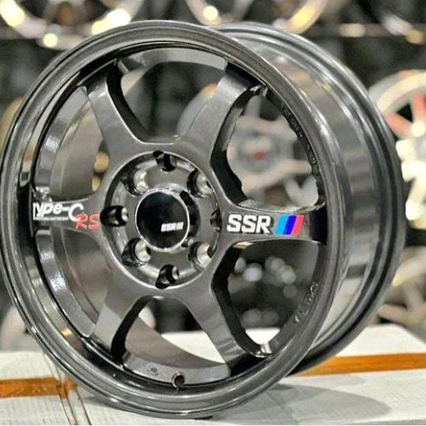 Terlaris Velg Racing Ssr Type C Ring 14 Pcd 4X100/114 Velg Mobil Brio Agya Ayla  20 Orang Suka   Rat