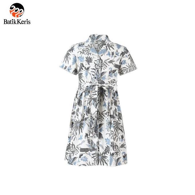 Dress Batik Anak Lengan Pendek Motif Keris Alas-Alasan Peksi Katon 012RTFS3Q
