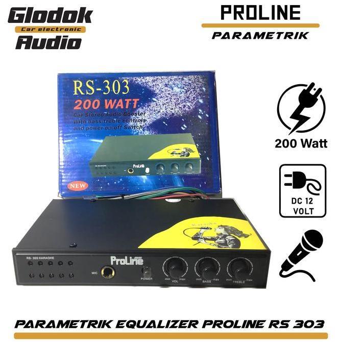 fahmifahstore / Equalizer/Boster Proline RS303 Power amplifier mini Stereo Karauke Diskon