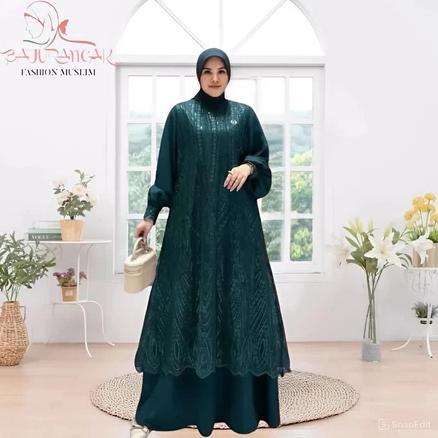 Free Ongkir Innara Dress Baju Gamis Wanita Muslimah Terbaru Bahan Ceruty Babydoll Mix Borkat Premium